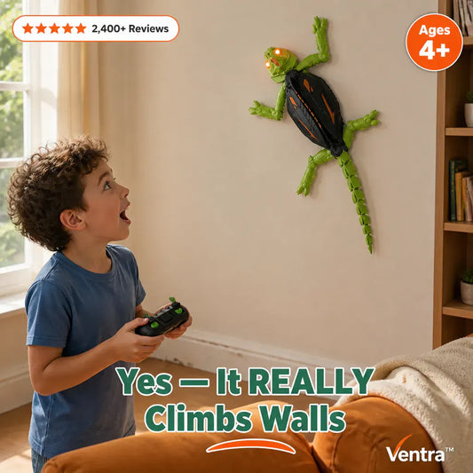 The RC Gecko That Actually Climbs Walls & Ceilings