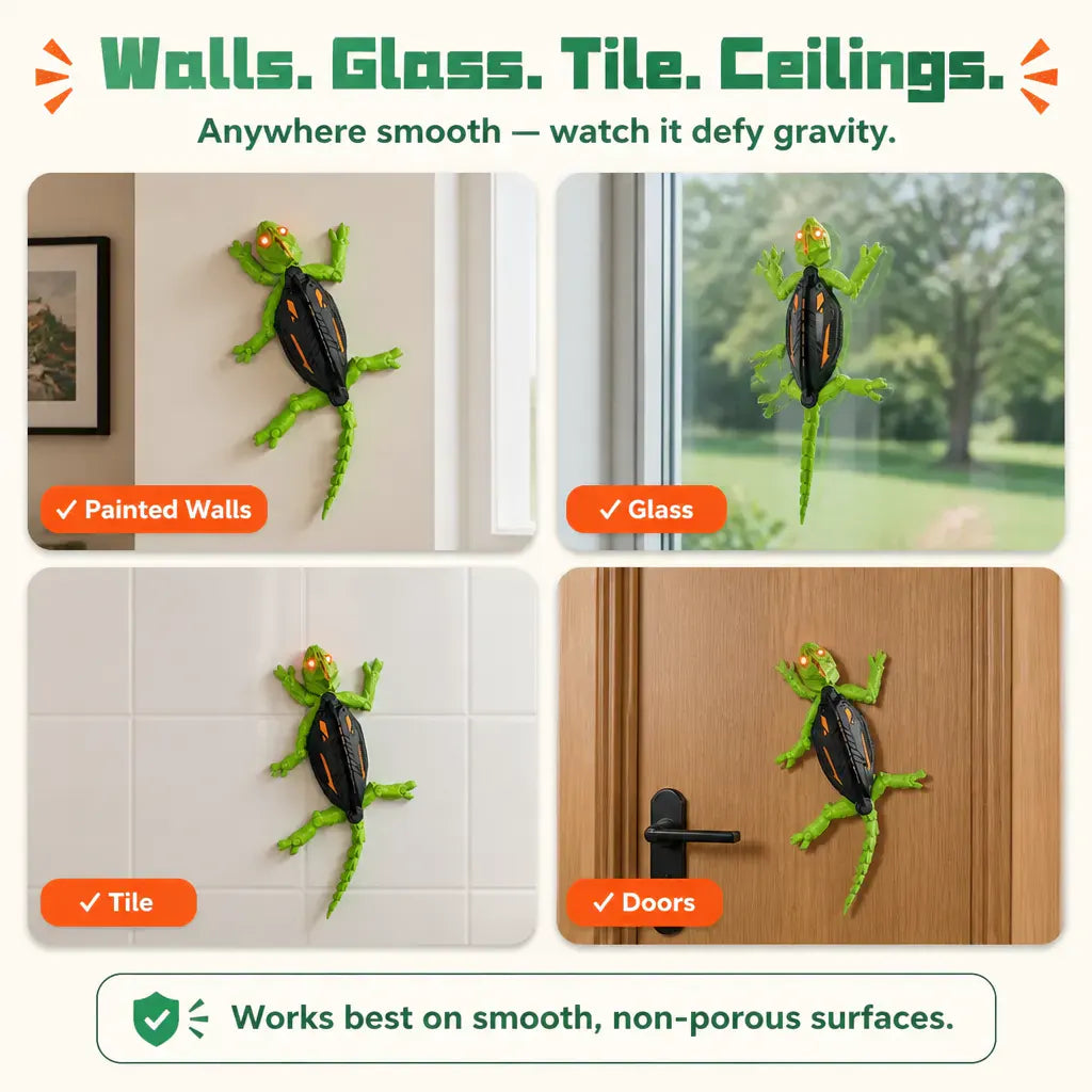 The RC Gecko That Actually Climbs Walls & Ceilings