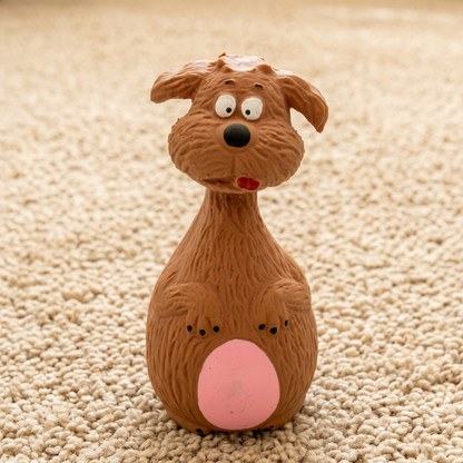 Durable Eco-Friendly Latex Squeaky Dental Dog Toy