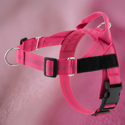 Personalized Reflective No-Pull Dog Harness with Custom Name Patch