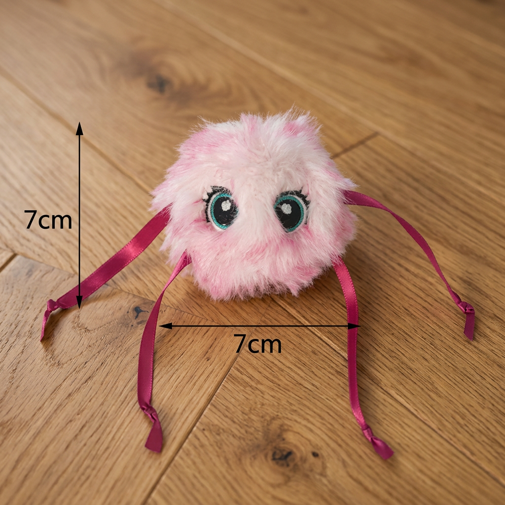 Cute Interactive Rolling Plush Cat toy