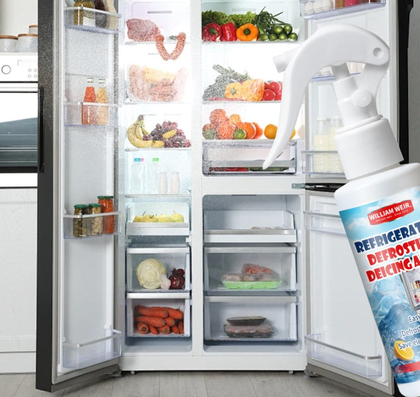 ⏳LAST DAY - Buy 2 Get 1 Free!!🧊Defrosting Spray for Fridge Freezer🎁 Includes Free Spatula