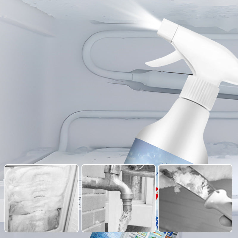 ⏳LAST DAY - Buy 2 Get 1 Free!!🧊Defrosting Spray for Fridge Freezer🎁 Includes Free Spatula