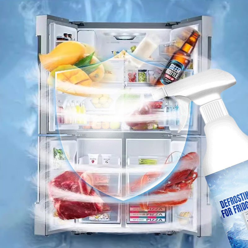 ⏳LAST DAY - Buy 2 Get 1 Free!!🧊Defrosting Spray for Fridge Freezer🎁 Includes Free Spatula