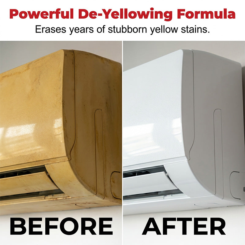 ⏳Limited-time Special Price:￡8.99 & 50% Off!!⏰Plastic Renew Yellow-Off Spray Cleaner🔥