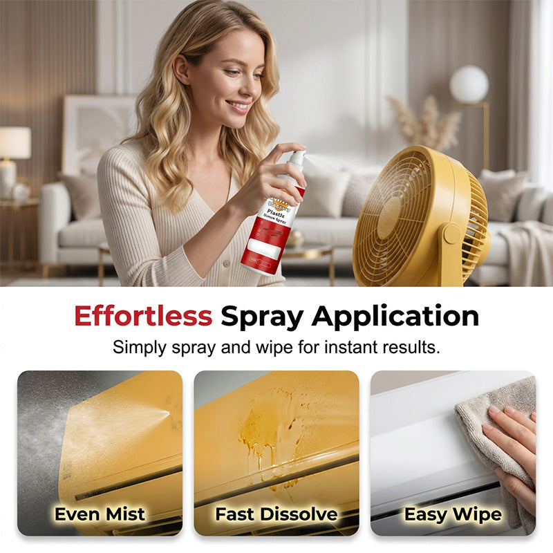 ⏳Limited-time Special Price:￡8.99 & 50% Off!!⏰Plastic Renew Yellow-Off Spray Cleaner🔥
