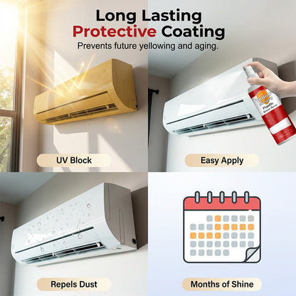 ⏳Limited-time Special Price:￡8.99 & 50% Off!!⏰Plastic Renew Yellow-Off Spray Cleaner🔥