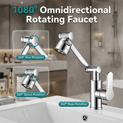 ⏳🔥LIMITED-TIME 50% OFF! 🚰 360° Rotating Mechanical Arm Faucet – Flexible, Modern & Easy to Use ✨