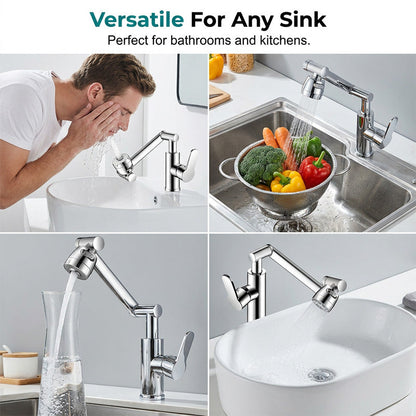 ⏳🔥LIMITED-TIME 50% OFF! 🚰 360° Rotating Mechanical Arm Faucet – Flexible, Modern & Easy to Use ✨