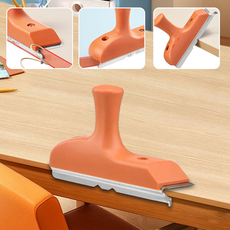 ⏳LIMITED OFFER 50%OFF🌞3-in-1 Edge Banding Trimmer  – Dual-Radius Beveling (R1.5/R2), Stainless Steel Blade, Lightweight, for Wood, Laminate & Veneer