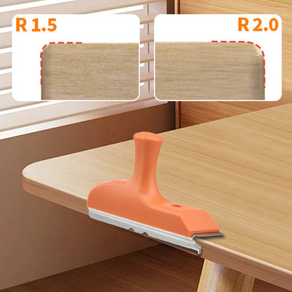 ⏳LIMITED OFFER 50%OFF🌞3-in-1 Edge Banding Trimmer  – Dual-Radius Beveling (R1.5/R2), Stainless Steel Blade, Lightweight, for Wood, Laminate & Veneer