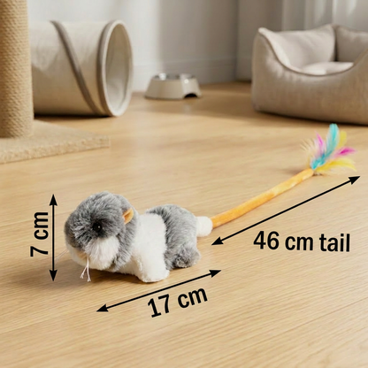 Wiggle Tail Mouse Cat Toy