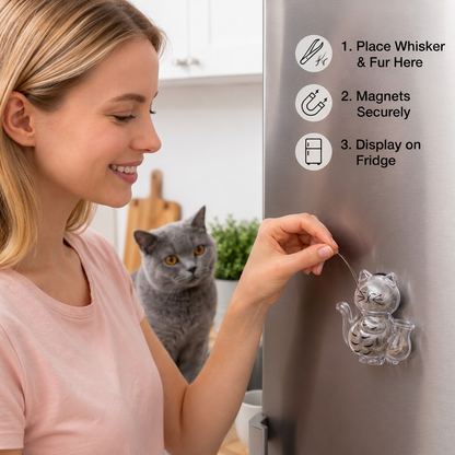 Whisker Keepsake Cat Magnet – Fur & Whisker Memory Display