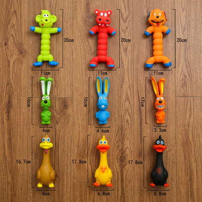 Durable Natural Latex Teeth Cleaning Dog Chew Toy