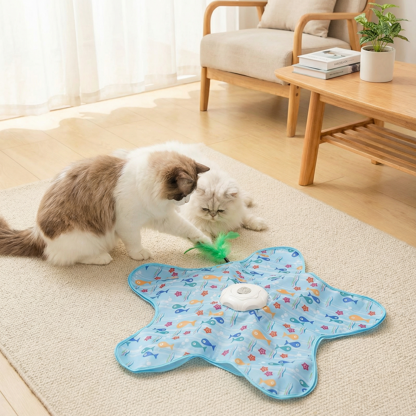 HuntingFun Pro – Automatic cat toy for stress relief and playtime fun