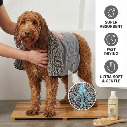 Ultra-Absorbent and Drying Microfibre Pet Towel