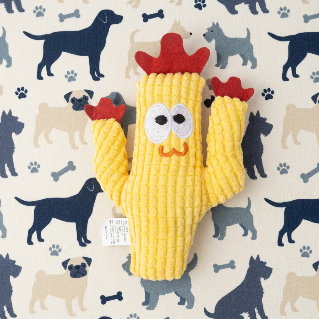 Catnip-Filled Cactus Teeth Cleaning Cat Toy