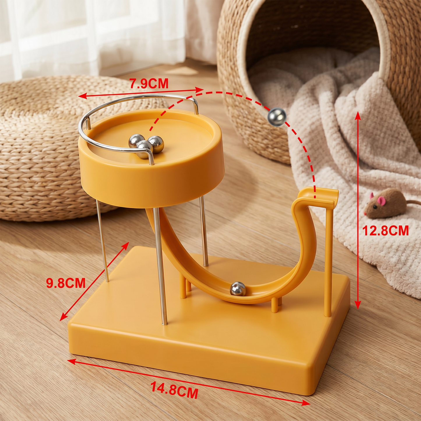 Marble Run Cat Toy for Endless Fun