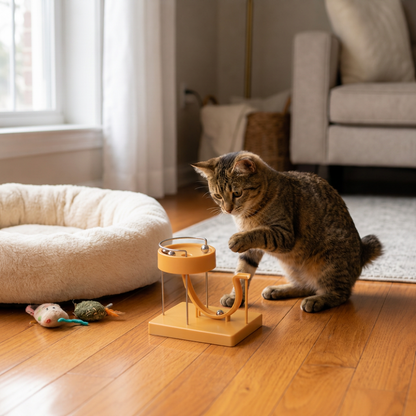 Marble Run Cat Toy for Endless Fun