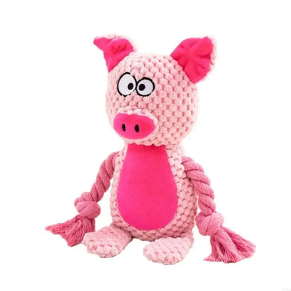 Cotton Rope Plush Dental Squeaky Dog Toy